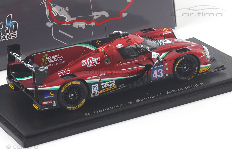 Ligier JS P2-Nissan 24h Le Mans 2016 Albuquerque/Gonzalez/Senna Spark 1:43 S5125 Ligier JS P2-Nissan 24h Le Mans 2016 Albuquerque/Gonzalez/Senna Spark 1:43 S5125