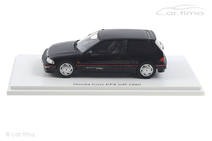 Honda Civic EF9 SiR schwarz Spark 1:43 S5452 Honda Civic EF9 SiR schwarz Spark 1:43 S5452