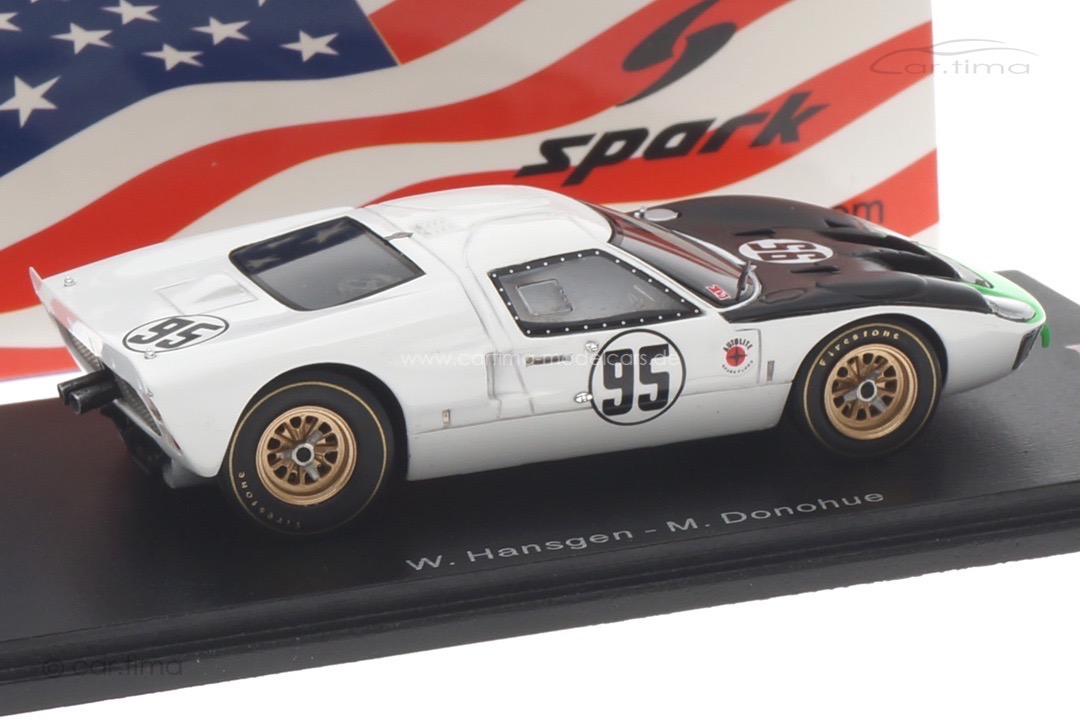 Ford GT40 Mk2 24h Daytona 1966 Hansgen/Donohue Spark 1:43 US256 Ford GT40 Mk2 24h Daytona 1966 Hansgen/Donohue Spark 1:43 US256