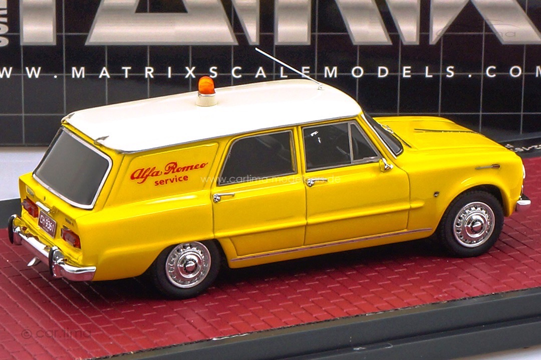 Alfa Romeo Giulia (Typ 105) Carrozzeria Colli Alfa Romeo Service Matrix 1:43 MX40102-163