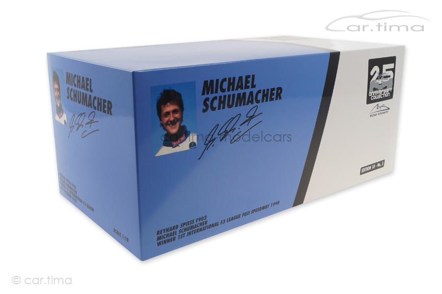 Reynard Spiess F903 Winner F3 Fuji 1990 Michael Schumacher Minichamps 1:18 517901823 Reynard Spiess F903 Winner F3 Fuji 1990 Michael Schumacher Minichamps 1:18 517901823