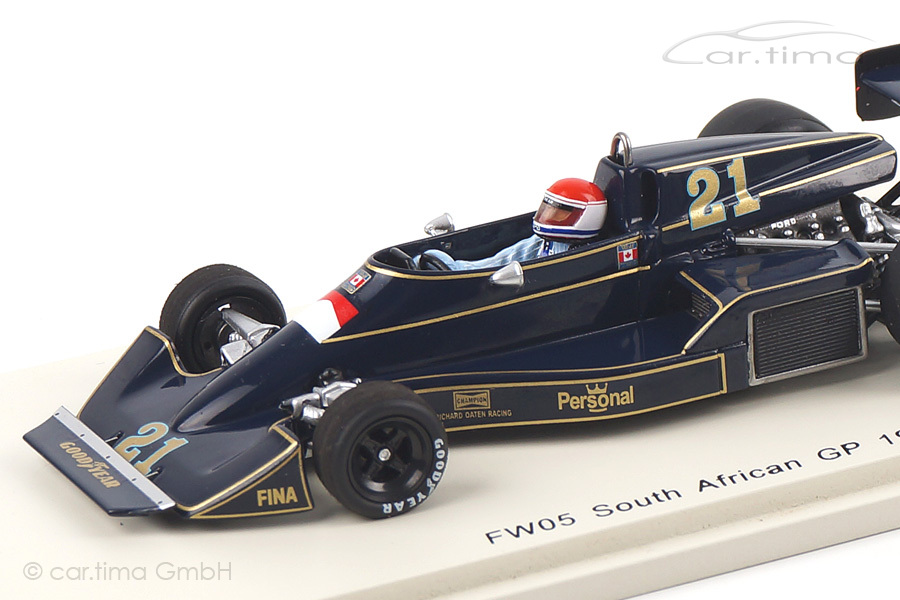 Williams FW05 GP Südafrika 1976 Michel Leclére Spark 1:43 S4046 Williams FW05 GP Südafrika 1976 Michel Leclére Spark 1:43 S4046