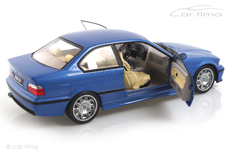 BMW M3 E36 Estoril blau Solido 1:18 S1803901 BMW M3 E36 Estoril blau Solido 1:18 S1803901