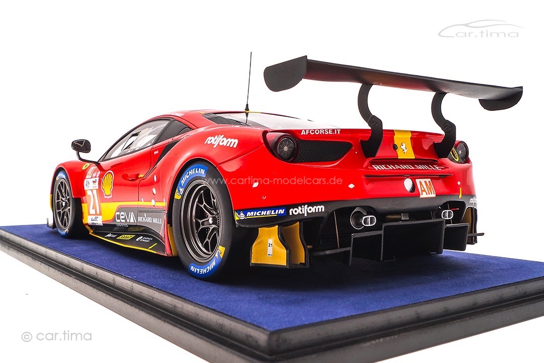 Ferrari 488 GTE EVO 24h Le Mans 2023 Mann/Piguet/de Pauw LookSmart 1:18 LS18LM036 Ferrari 488 GTE EVO 24h Le Mans 2023 Mann/Piguet/de Pauw LookSmart 1:18 LS18LM036