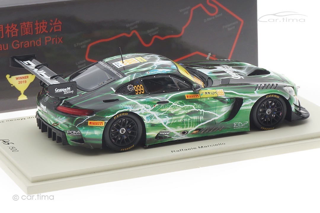Mercedes-AMG GT3 Winner Macau 2019 Raffaele Marciello Spark 1:43 43MC19 Mercedes-AMG GT3 Winner Macau 2019 Raffaele Marciello Spark 1:43 43MC19