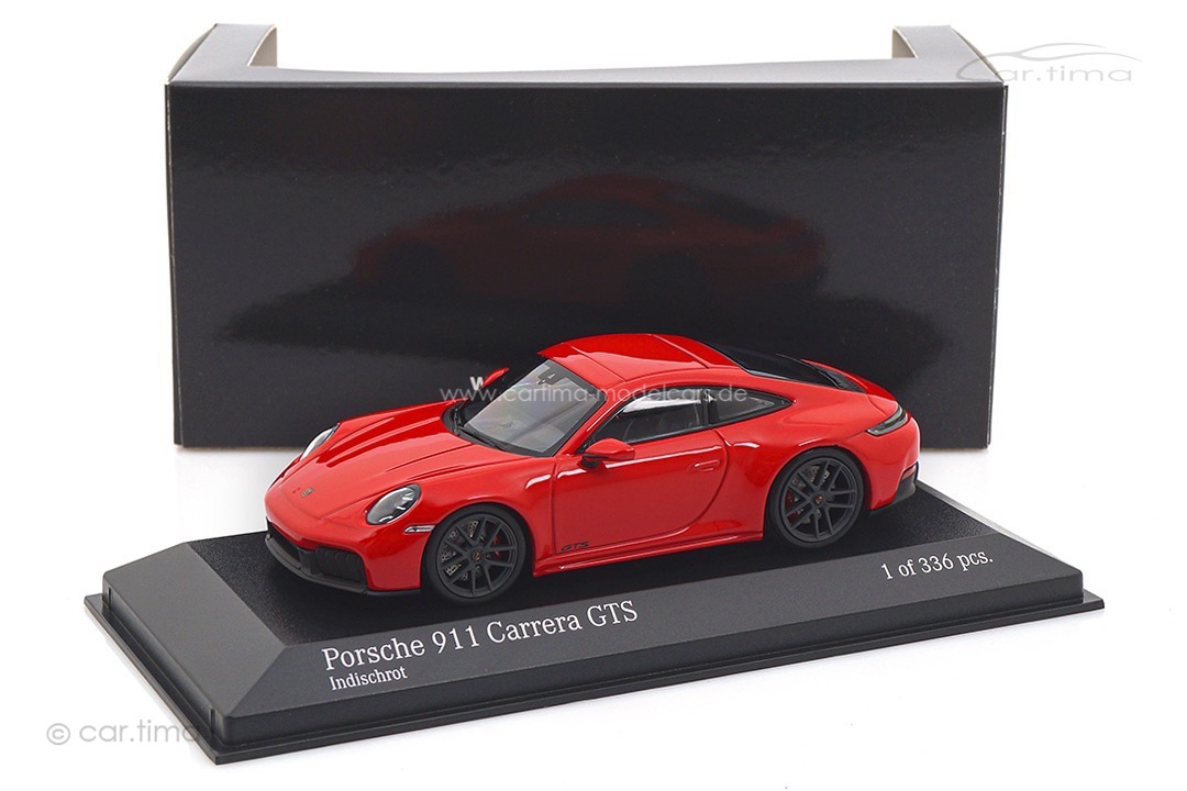 Porsche 911 (992.2) Carrera GTS Indischrot Minichamps 1:43 410064120