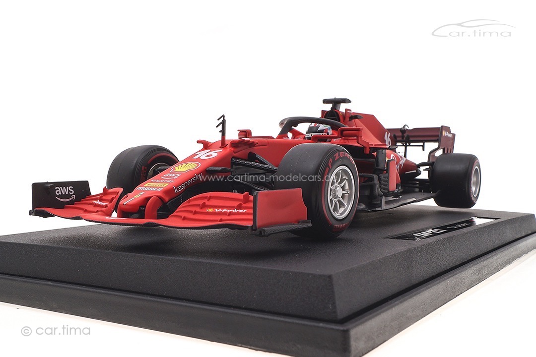 Ferrari SF21 GP 2021 Mission Winnow Charles Leclerc Bburago 1:18 18-16809L Ferrari SF21 GP 2021 Mission Winnow Charles Leclerc Bburago 1:18 18-16809L