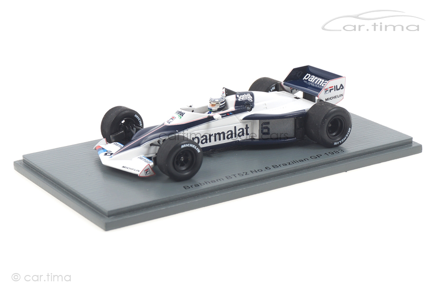 Brabham BT52 GP Brasilien 1983 Riccardo Patrese Spark 1:43 S7105 Brabham BT52 GP Brasilien 1983 Riccardo Patrese Spark 1:43 S7105