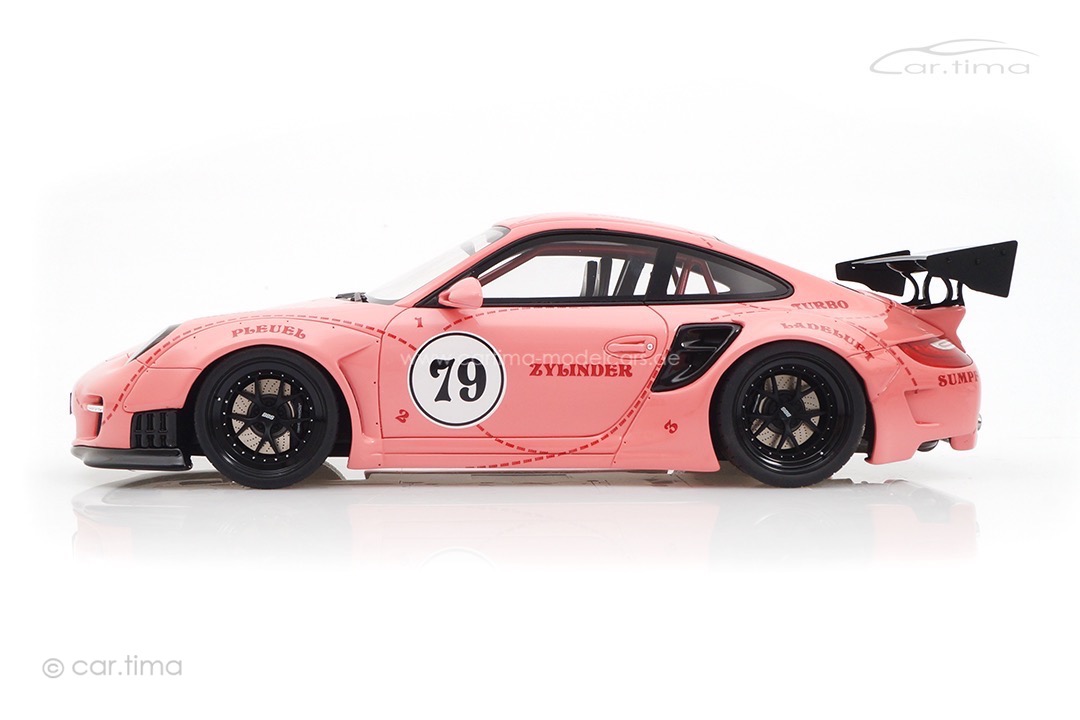 Porsche 911 (997) Turbo S LBWK Sidney Hoffmann Pink Pig Werk83 1:18 W18090001