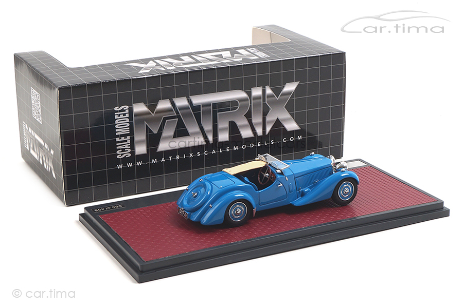 Bugatti T57S Corsica Roadster Malcolm Campbell 1937 Matrix 1:43 MX40205-092 Bugatti T57S Corsica Roadster Malcolm Campbell 1937 Matrix 1:43 MX40205-092
