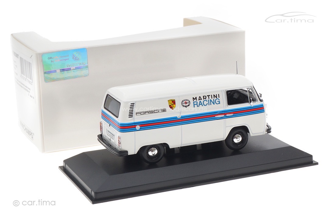 Volkswagen T2 Transporter Porsche Renndienst Martini weiß Minichamps 1:43 943053067 Volkswagen T2 Transporter Porsche Renndienst Martini weiß Minichamps 1:43 943053067