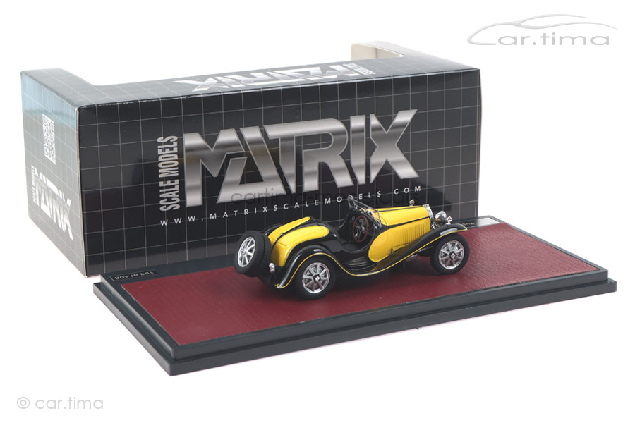 Bugatti T55 Roadster gelb/schwarz Matrix 1:43 MX40205-071 Bugatti T55 Roadster gelb/schwarz Matrix 1:43 MX40205-071