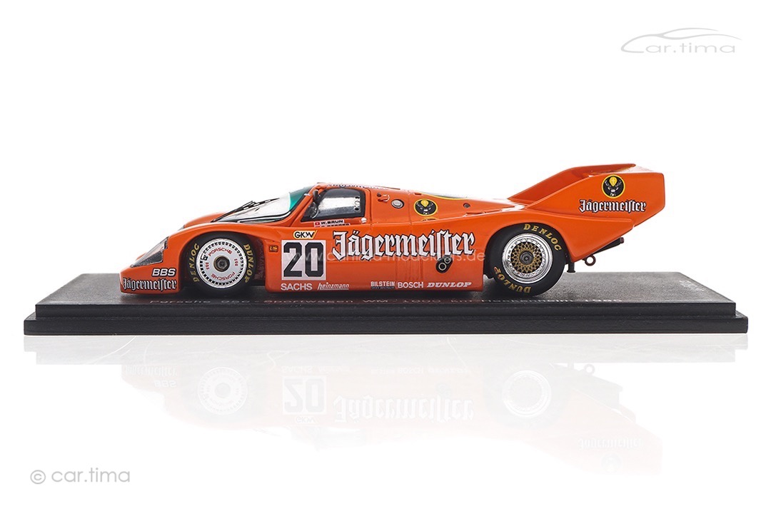 Porsche 956 Sportwagen WM 1000 km Hockenheim 1985 Berger/Brun Spark 1:43 CAP04311023