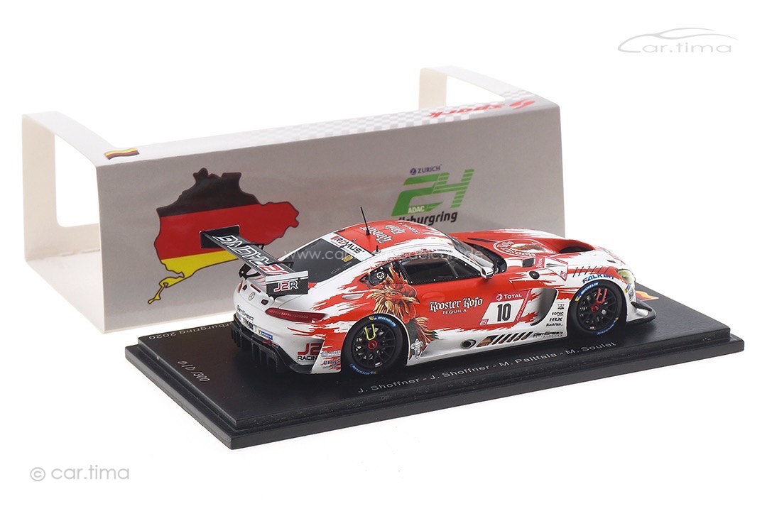 Mercedes-AMG GT3 24h Nürburgring 2020 Palttala/Soulet/Shoffner Spark 1:43 SG696 Mercedes-AMG GT3 24h Nürburgring 2020 Palttala/Soulet/Shoffner Spark 1:43 SG696