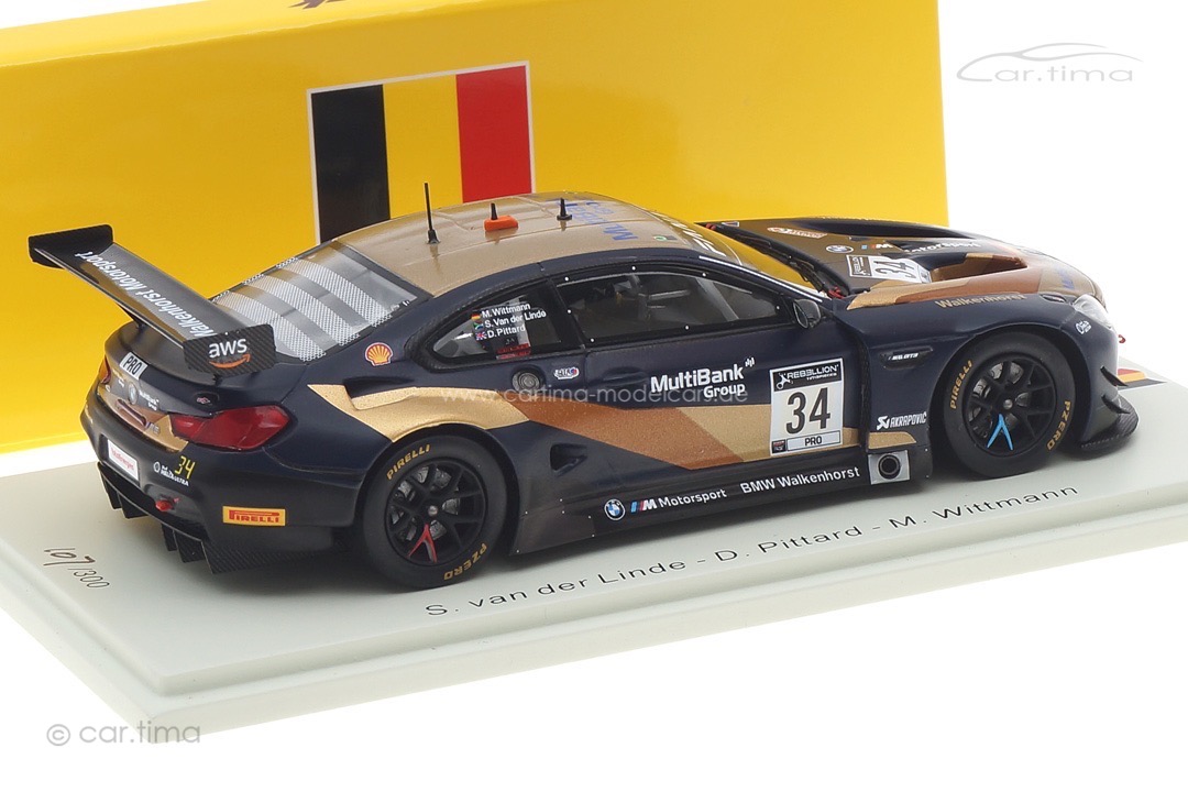 BMW M6 GT3 24h Spa 2021 van der Linde/Pittard/Wittmann Spark 1:43 SB470