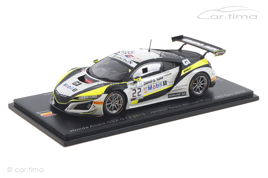 Honda NSX GT3 24h Spa 2019 Frommenwiler/McMurry/Sanchez Spark 1:43 SB269 Honda NSX GT3 24h Spa 2019 Frommenwiler/McMurry/Sanchez Spark 1:43 SB269