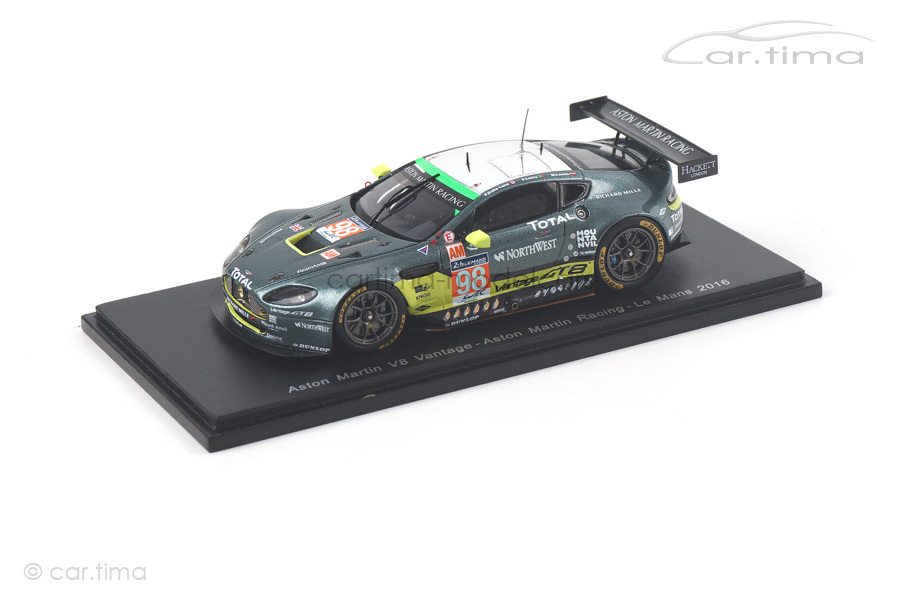 Aston Martin V8 Vantage LMGTE Am #99 A. Howard/L. Griffin/G. Hirsch Le Mans 2016 - Die-cast model - Spark S5145