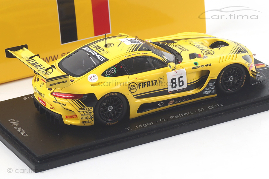 Mercedes-AMG GT3 24h Spa 2016 Götz/Jäger/Paffett Spark 1:43 SB125 Mercedes-AMG GT3 24h Spa 2016 Götz/Jäger/Paffett Spark 1:43 SB125