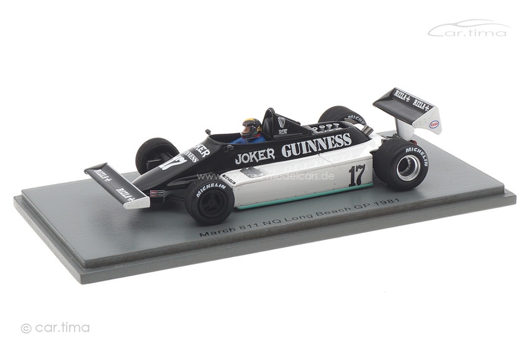 March 811 GP Long Beach 1981 Derek Daly Spark 1:43 S7169 March 811 GP Long Beach 1981 Derek Daly Spark 1:43 S7169
