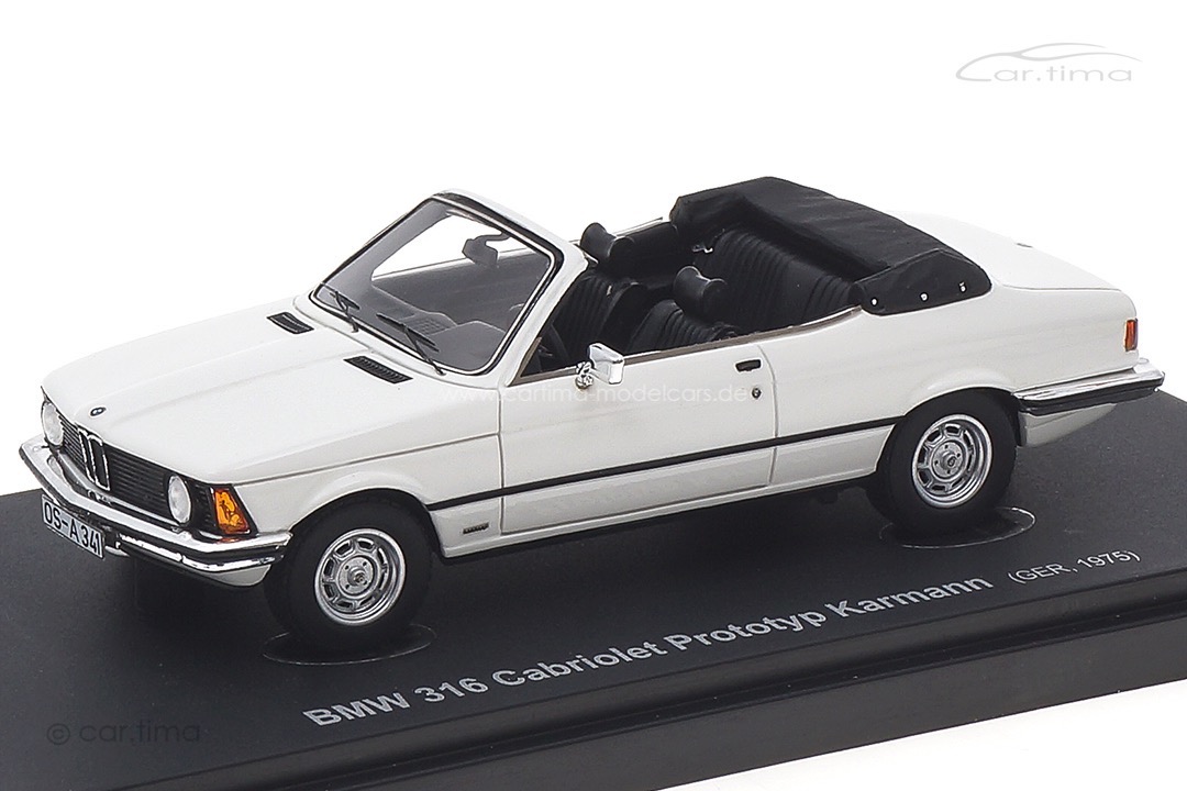 BMW 316 Cabriolet Karmann Prototyp 1975 weiß Avenue43 1:43 60068 BMW 316 Cabriolet Karmann Prototyp 1975 weiß Avenue43 1:43 60068