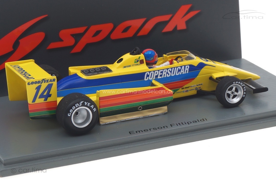 Copersucar F6 GP Südafrika 1979 Emerson Fittipaldi Spark 1:43 S3936