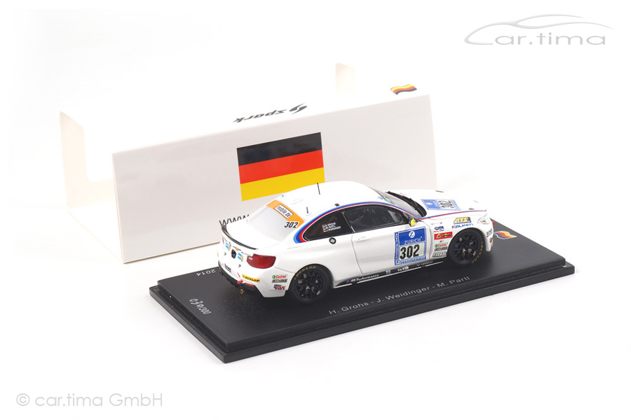 BMW M235i 24h Nürburgring 2014 Grohs/Partl/Weidinger Spark 1:43 SG166
