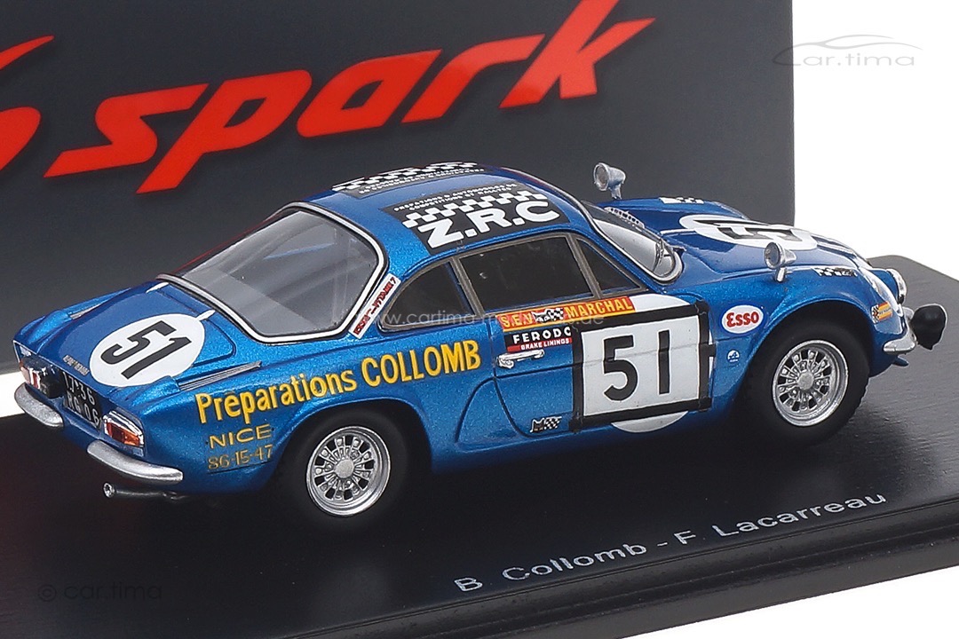 Alpine A110 24h Le Mans 1968 Collomb/Lacarreau Spark 1:43 S6103 Alpine A110 24h Le Mans 1968 Collomb/Lacarreau Spark 1:43 S6103