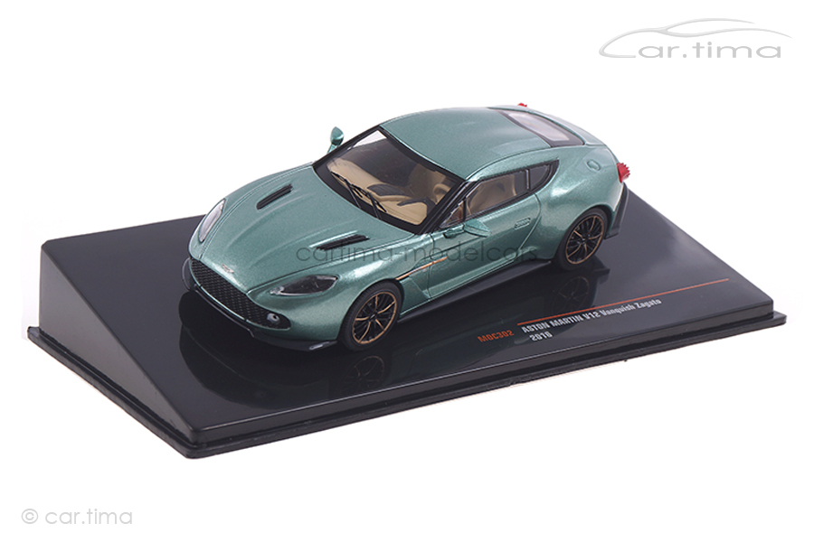 Aston Martin V12 Vanquish Zagato grün met. IXO 1:43 MOC302 Aston Martin V12 Vanquish Zagato grün met. IXO 1:43 MOC302