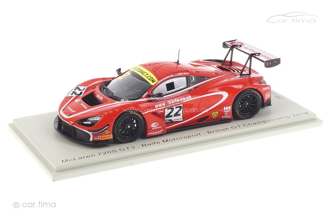 McLaren 720S GT3 British GT Championship 2019 Balfe/Bell Spark 1:43 UK005 McLaren 720S GT3 British GT Championship 2019 Balfe/Bell Spark 1:43 UK005