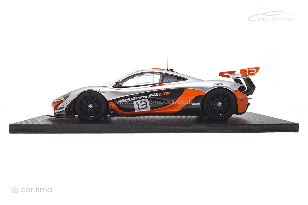 McLaren P1 GTR silber/orange TSM 1:18 TSM181006R