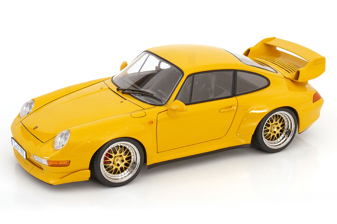 Porsche 911 (993) GT2 Speedgelb/BBS KK Scale 1:12 KKDC120282B