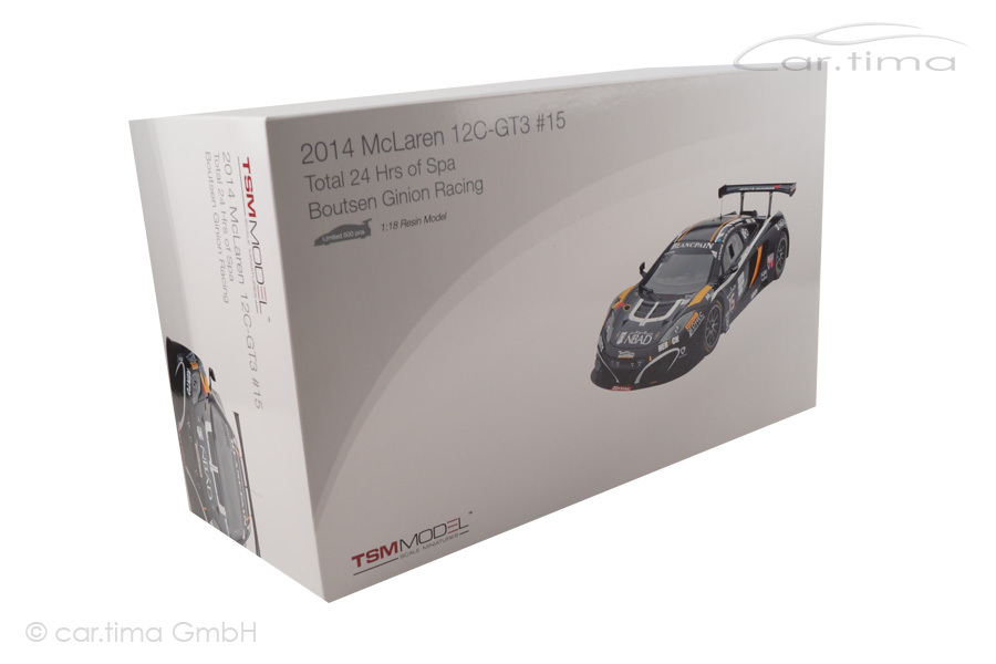McLaren MP4-12C GT3 24h Spa 2014 Ojjeh/Grotz/Vervisch TSM 1:18 TSM151812R