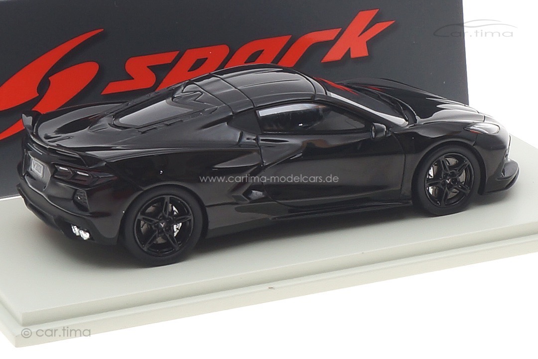 Chevrolet Corvette C8 2019 schwarz Spark 1:43 S5061 Chevrolet Corvette C8 2019 schwarz Spark 1:43 S5061