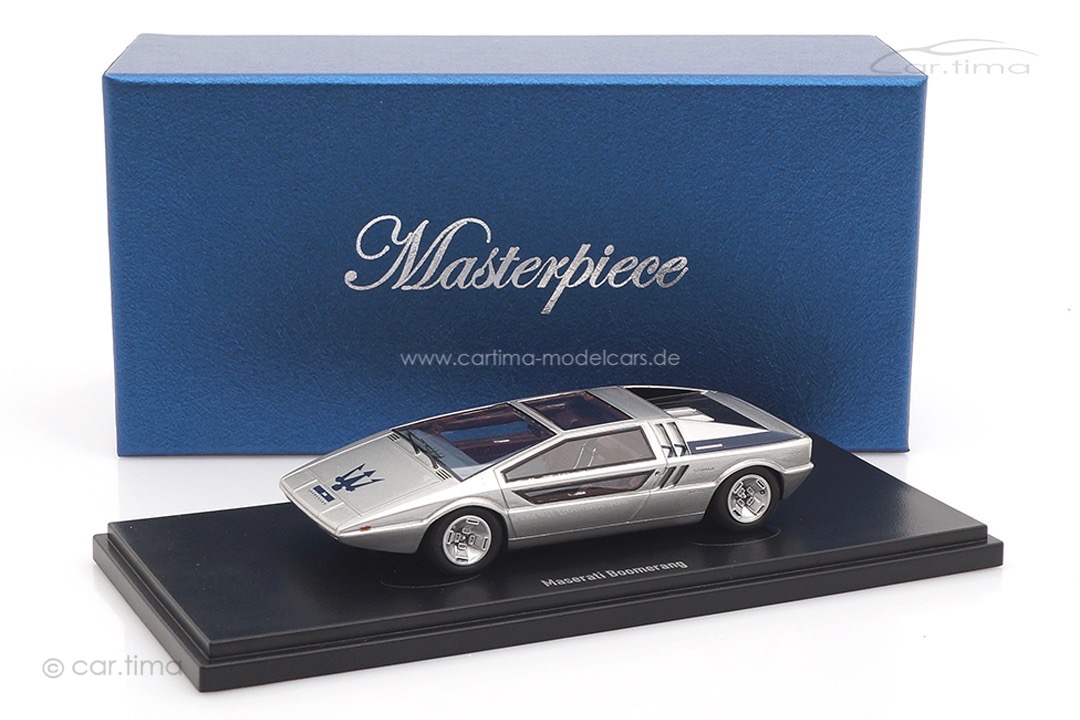 Maserati Boomerang Showcar 1971 silber autocult 1:43 90370