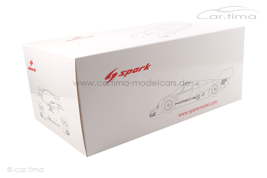 Porsche 956 Test 1982 Spark 1:18 18S125 Porsche 956 Test 1982 Spark 1:18 18S125