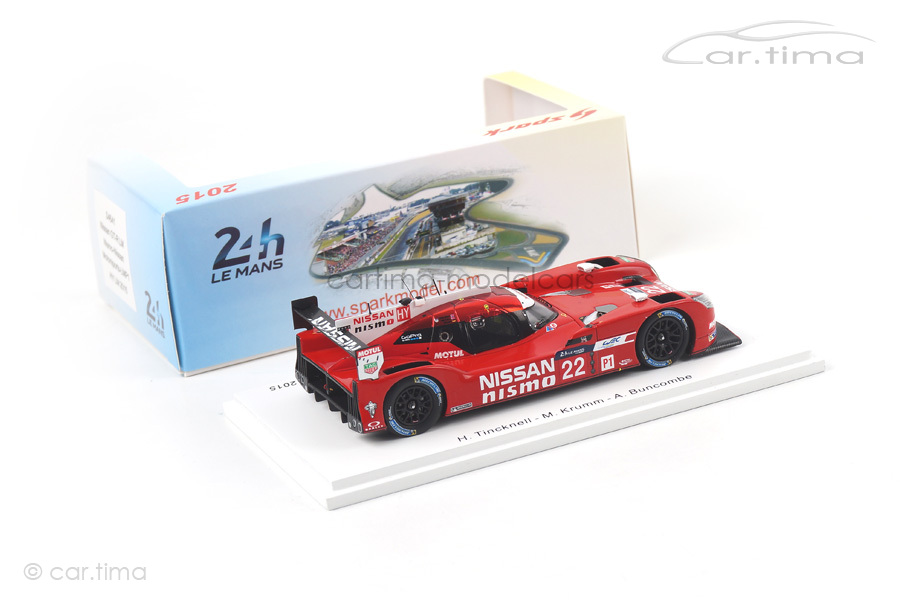 Nissan GT-R LM Nismo 24h Le Mans 2015 Buncombe/Krumm/Tincknell Spark 1:43 S4641 Nissan GT-R LM Nismo 24h Le Mans 2015 Buncombe/Krumm/Tincknell Spark 1:43 S4641