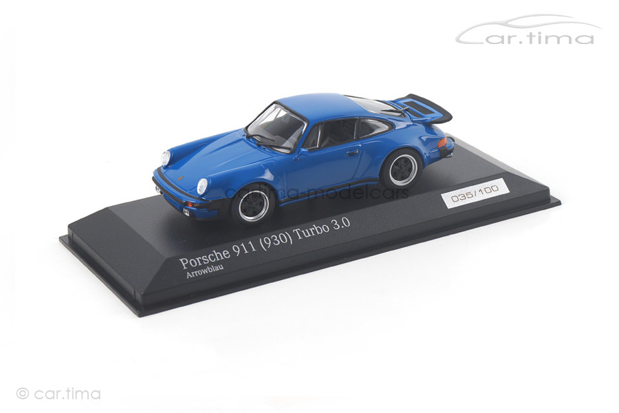 Porsche 911 (930) Turbo 3.0 Arrowblau Minichamps 1:43 CA04316028 Porsche 911 (930) Turbo 3.0 Arrowblau Minichamps 1:43 CA04316028