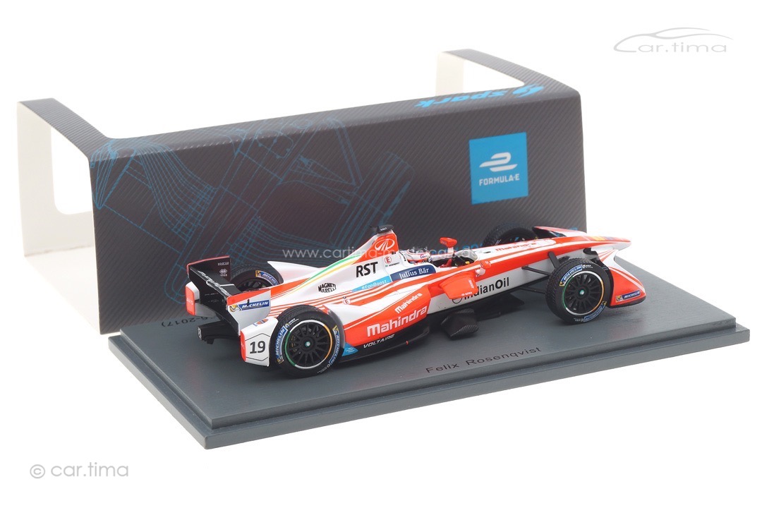 Mahindra Racing Winner Berlin ePrix Season 3 2016-2017 Felix Rosenqvist Spark 1:43 S5903 Mahindra Racing Winner Berlin ePrix Season 3 2016-2017 Felix Rosenqvist Spark 1:43 S5903
