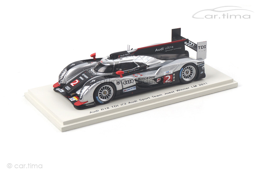Audi R18 TDI Winner 24h Le Mans 2011 Fässler/Lotterer/Treluyer Spark 1:43 43LM11 Audi R18 TDI Winner 24h Le Mans 2011 Fässler/Lotterer/Treluyer Spark 1:43 43LM11