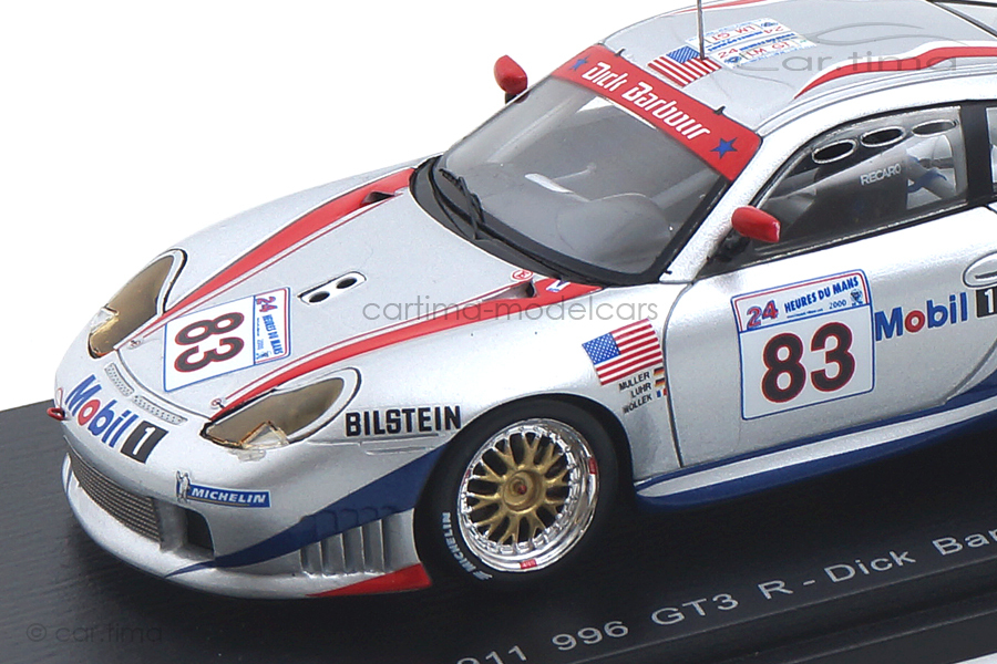 Porsche 911 (996) GT3 R 24h Le Mans 2000 Luhr/Müller/Wollek Spark 1:43 S5525 Porsche 911 (996) GT3 R 24h Le Mans 2000 Luhr/Müller/Wollek Spark 1:43 S5525