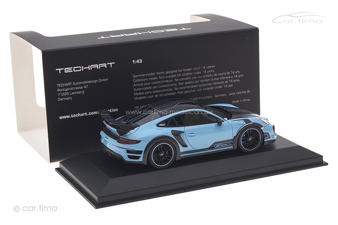 TECHART GTstreet R Gulfblau TECHART Collection 1:43 091.992.143.008 TECHART GTstreet R Gulfblau TECHART Collection 1:43 091.992.143.008