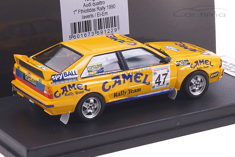 Audi Quattro Winner Rallye Fthiotidas 1990 Iaveris/El-Em Trofeu 1:43 RRGR02 Audi Quattro Winner Rallye Fthiotidas 1990 Iaveris/El-Em Trofeu 1:43 RRGR02