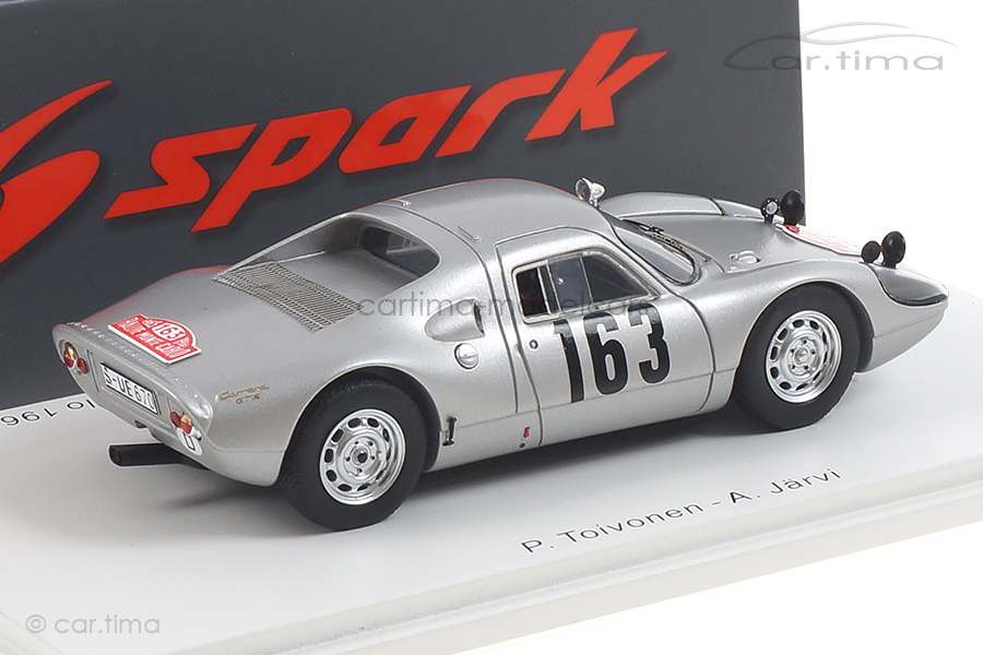 Porsche 904 Carrera GTS Rallye Monte-Carlo 1965 Toivonen/Järvi Spark 1:43 S0906 Porsche 904 Carrera GTS Rallye Monte-Carlo 1965 Toivonen/Järvi Spark 1:43 S0906