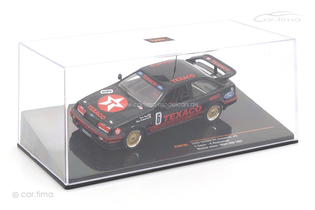 Ford Sierra RS Cosworth Dijon 500 1987 Soper/Niedzwiedz IXO Models 1:43 GTM135