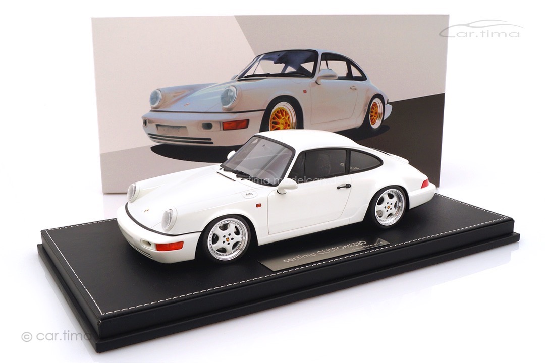 Porsche 911 (964) Carrera RS Grandprix-weiß Speedline Alufelgen car.tima CUSTOMIZED 1:18
