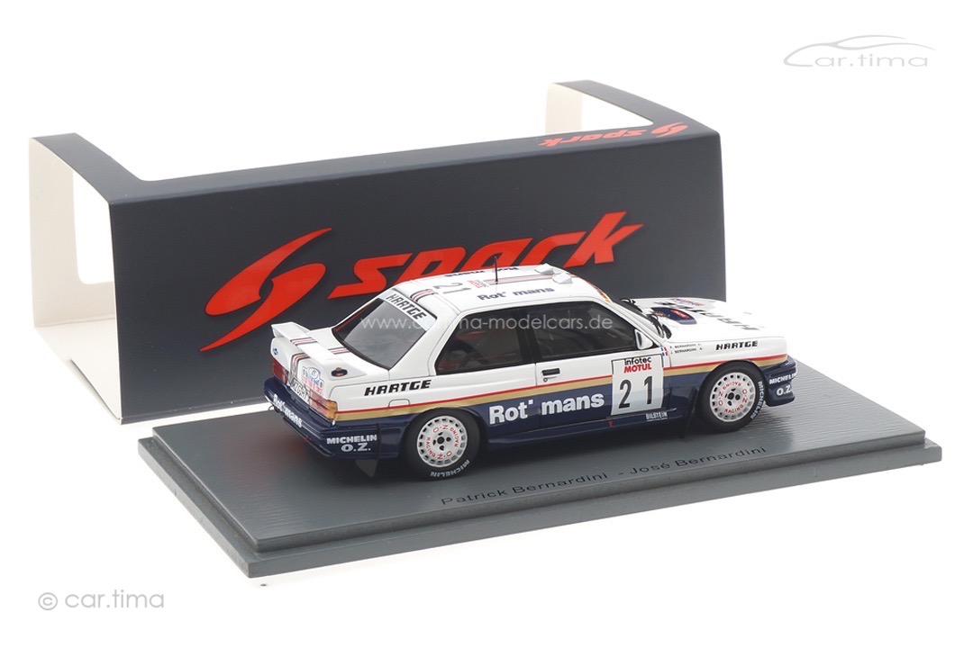 BMW E30 Tour de Corse Rallye de France 1989 Bernardini/Bernardini Spark 1:43 S8485 BMW E30 Tour de Corse Rallye de France 1989 Bernardini/Bernardini Spark 1:43 S8485