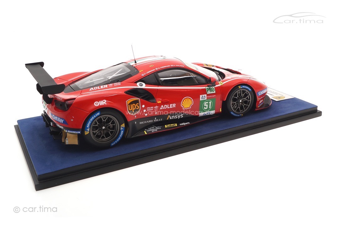 Ferrari 488 GTE Evo Winner LMGTE Pro 24h Le Mans 2021 Pier Guidi/Calado/Ledogar LookSmart 1:18