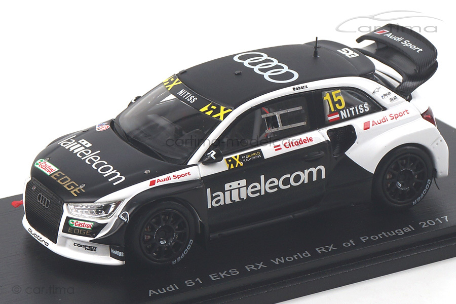 Audi S1 EKS RX Quattro WRX Portugal 2017 Reinis Nitišs Spark 1:43 S5863 Audi S1 EKS RX Quattro WRX Portugal 2017 Reinis Nitišs Spark 1:43 S5863