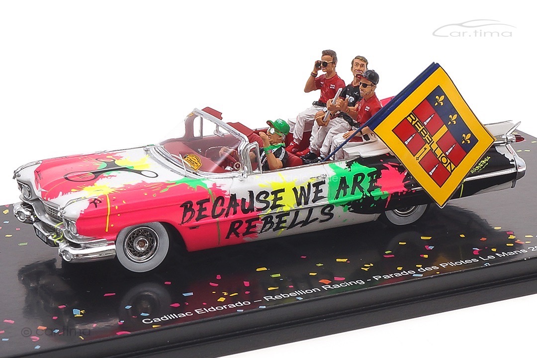 Cadillac Eldorado Parade des Pilotes Le Mans 2019 Rebellion Racing Spark 1:43 S7952 Cadillac Eldorado Parade des Pilotes Le Mans 2019 Rebellion Racing Spark 1:43 S7952