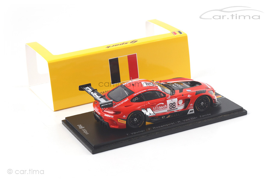 Mercedes-AMG GT3 24h Spa 2016 Rosenqvist/Vautier/van der Zande Spark 1:43 SB122 Mercedes-AMG GT3 24h Spa 2016 Rosenqvist/Vautier/van der Zande Spark 1:43 SB122